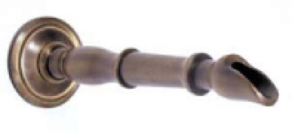 0400030 – Antik Wandauslauf 1 zoll x 3_4 zoll A=280mm,Rosette D=120mm Messing Antik 0400030 – Antik Wandauslauf 1 zoll x 3_4 zoll A=280mm,Rosette D=120mm Messing Antik